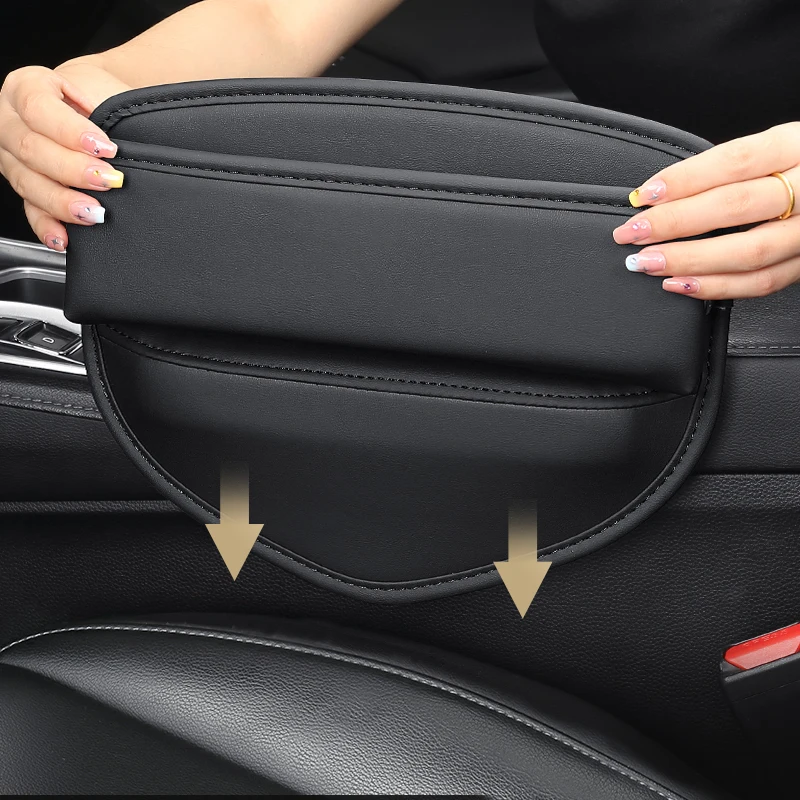 

For Toyota Sienna Vios Yaris Vitz Allion Verso Prius MARK X Reiz Car Seat Crevice Slot Storage Box Built-in Multi-Functional Bag