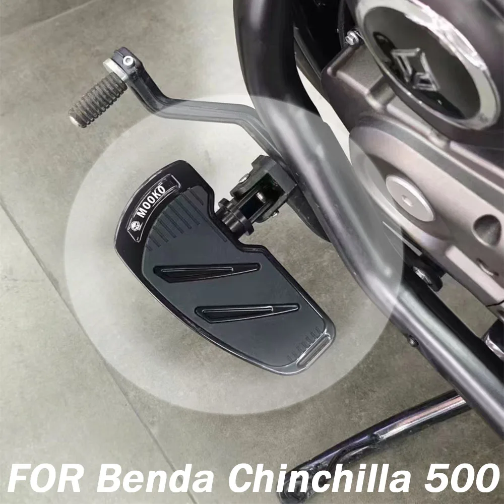 

For Benda Chinchilla 500 Chinchilla500 500Chinchilla Motorcycle Aluminum Foot Pegs Widen Footrest Pad Extension Foot Rests Pedal