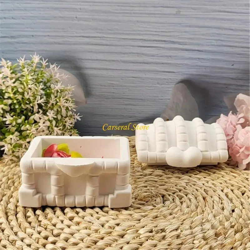 

M4YF Jar Jewelry Organiser Mould Silicone Mold for Customizable Storage Case