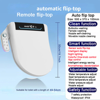 WETIPS Toilet Seat Auto Open Lunette Toilette Japonaises Intelligent WC Sit Bidet Para Inodoro Electrico Quick Flip Toilet Seat