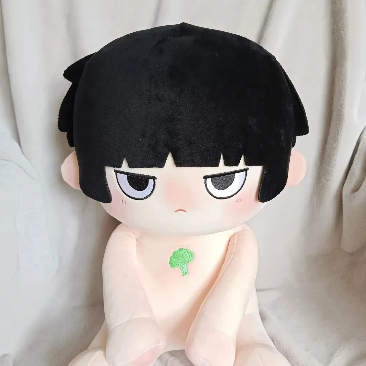 40CM Anime Role Attributes Kageyama Shigeo Soft Plush Doll Body Dress Up Stuffed Toys Sitting Posture Figures Pillow Xmas Gift