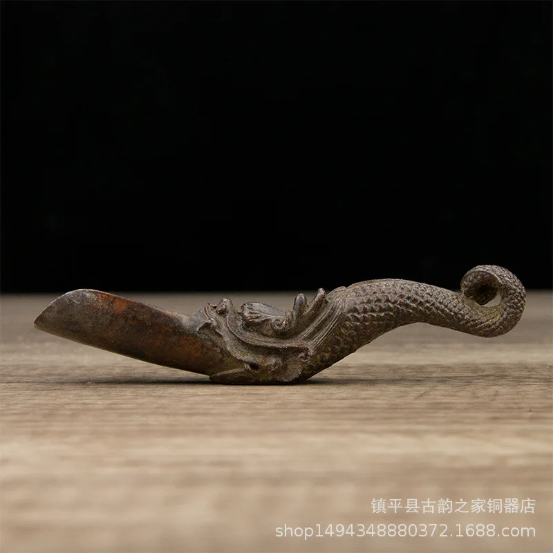 Brass Faucet Scoop Table Ornament Tea Pet Office Living Room Home Store Desktop Decoration Gift
