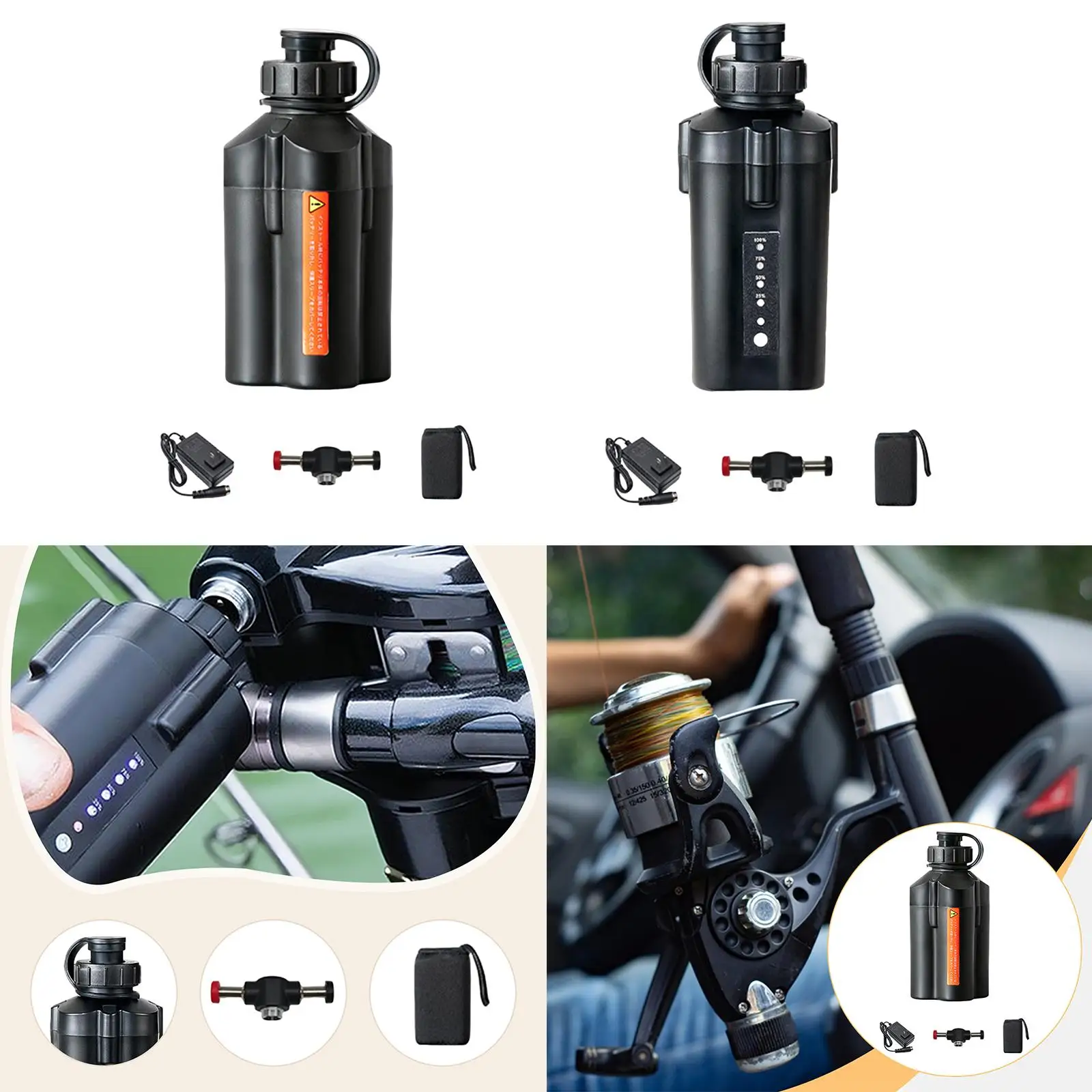 Electric Fishing Reels Battery Replace 3500mAh for G300J/L 2000EJ 1000Series