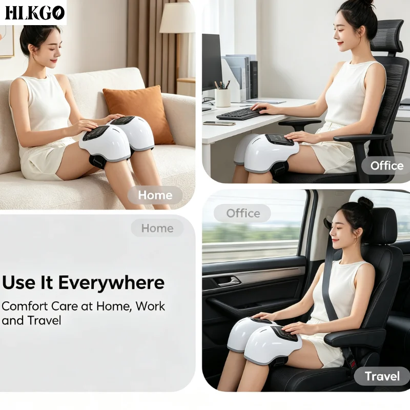 Knee Massage Device 4 In 1 Infrared Heat Vibration Laser Therapy for Arthritis Bursitis Muscle Pain Relief Therapy