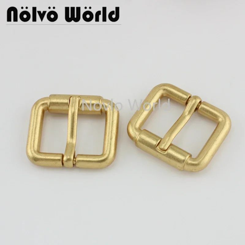 20-100pcs 5 Size 13-16-19-25-32mm Satin Gold Adjusted Pin Buckle Purse Handbag 2.5cm Wide Shoulder Strapping Buckles
