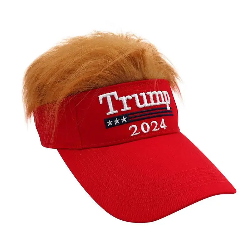 

Donald Trumps Hats 2024 Trumps Hats for Republicans and President Supporters Half Hat Support for Trumps Hat Adjustable 2024