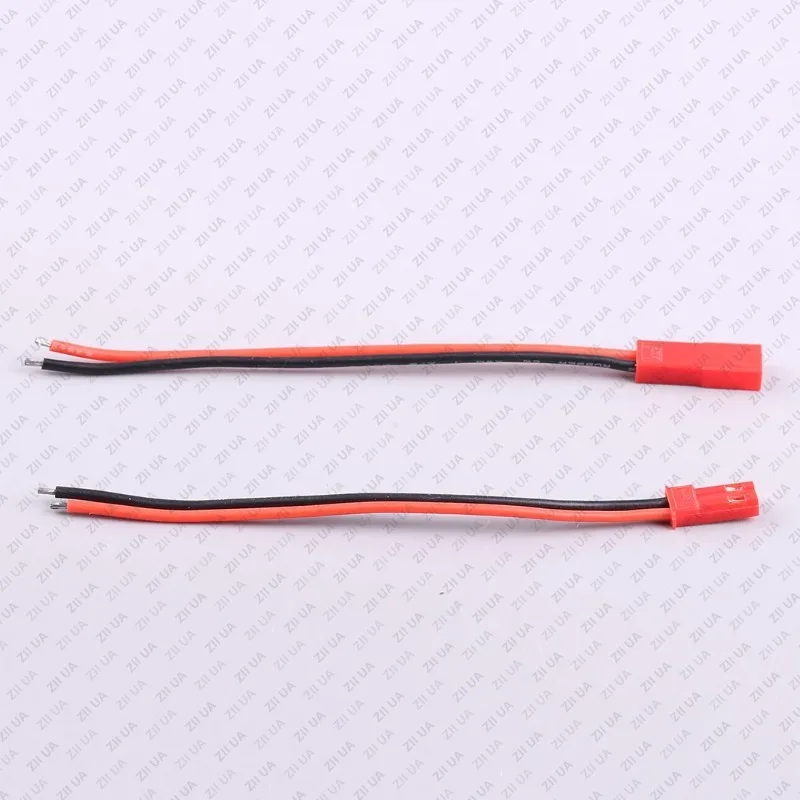 10PCS JST Plug Connector Set Silicone Cable 22AWG Male Female for RC Lipo Battery BEC Plug Pigtail 200 Degree