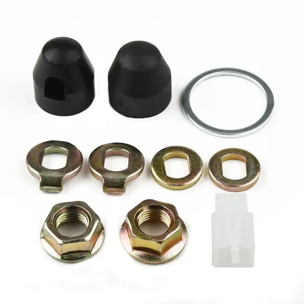 EBikes Hub Motor Axle/ Lock Nut Lock Washer Spacer Nut Cover Ebike Screw Cap For Motors With 12/14mm Shaft Bicicleta