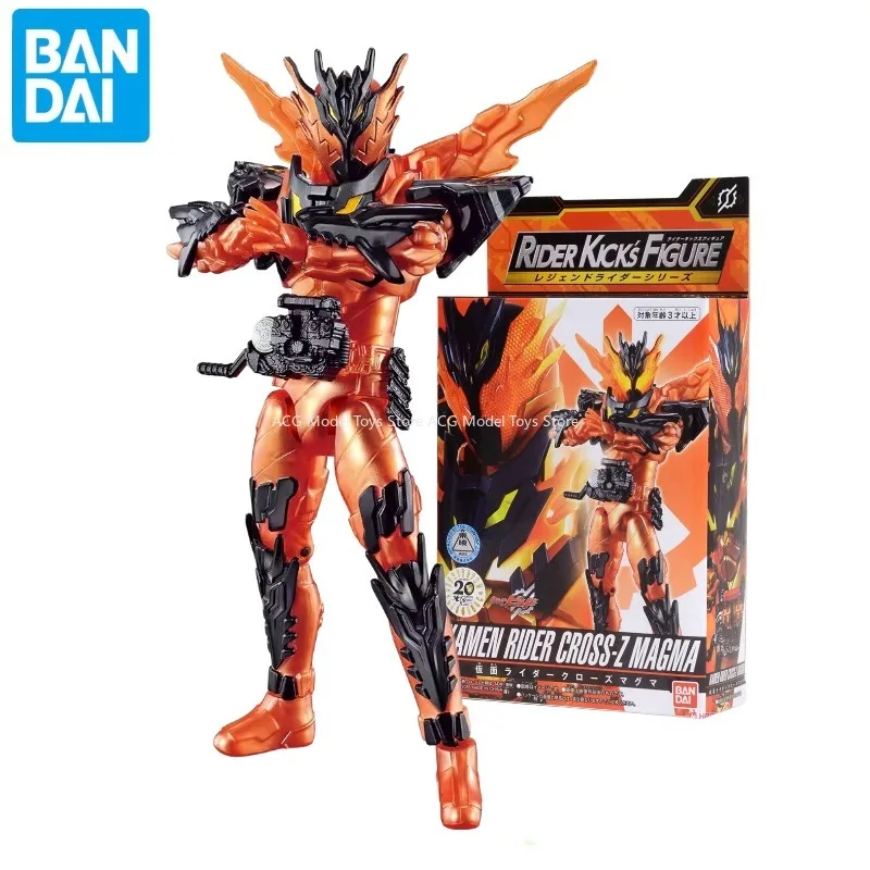 

Оригинальная фигурка Bandai RIDER, экшн-фигурка RKF Tokusatsu Kamen Rider Cross-Z Magma, Коллекционная модель, подарок