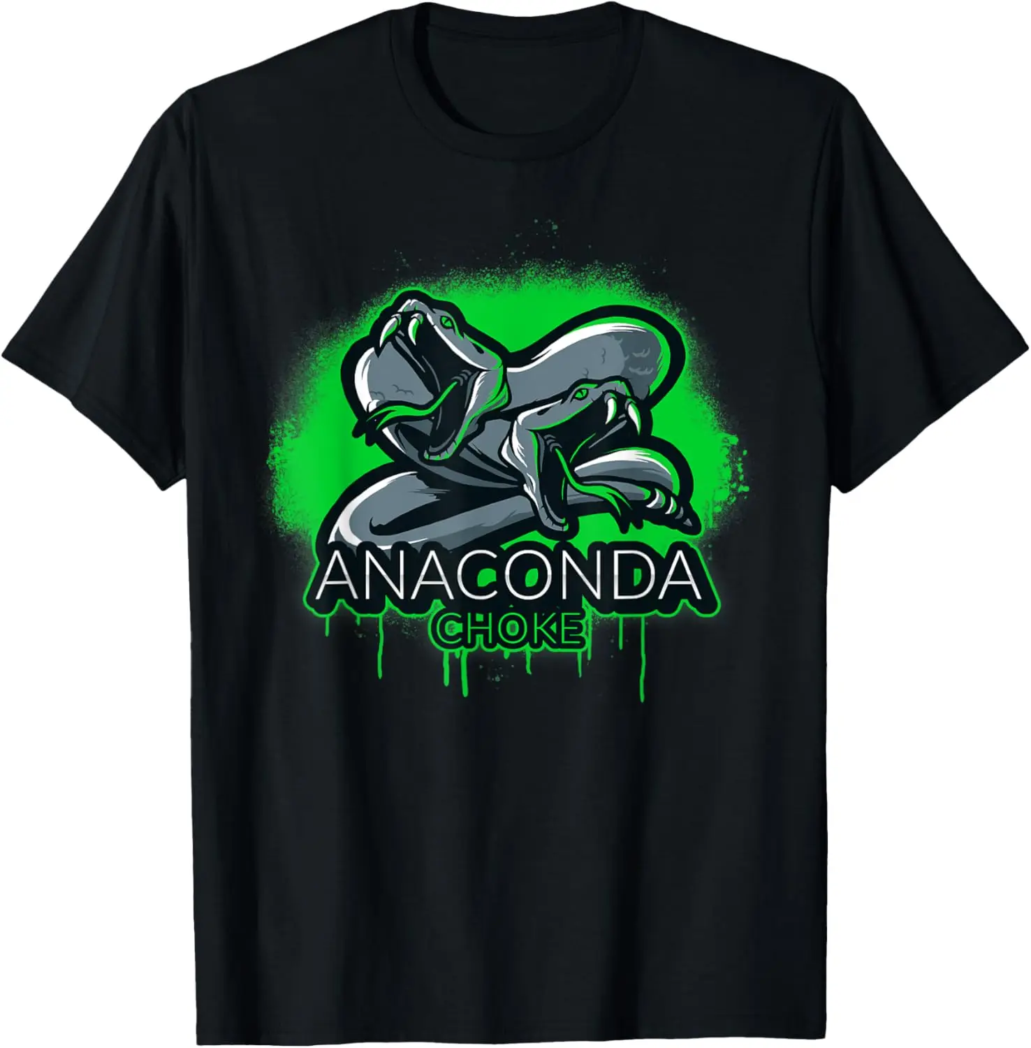 Anaconda Choke Twin Snakes, BJJ, Jiu-Jitsu, MMA, Fighting T-Shirt