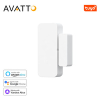 AVATTO Tuya WiFi/Zigbee Door Sensor Smart Door Window Detector Home Security Alarm APP Control Works with Alexa Google Home