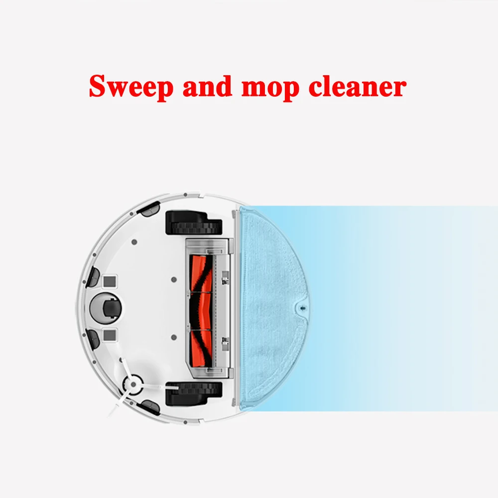 2Pcs Full Cover Design Mop for Xiaomi Mijia 1C 1T F9 D9 Robot Vacuum-Mop Dry Wet Mop Cloth Parts Water Tank Rags