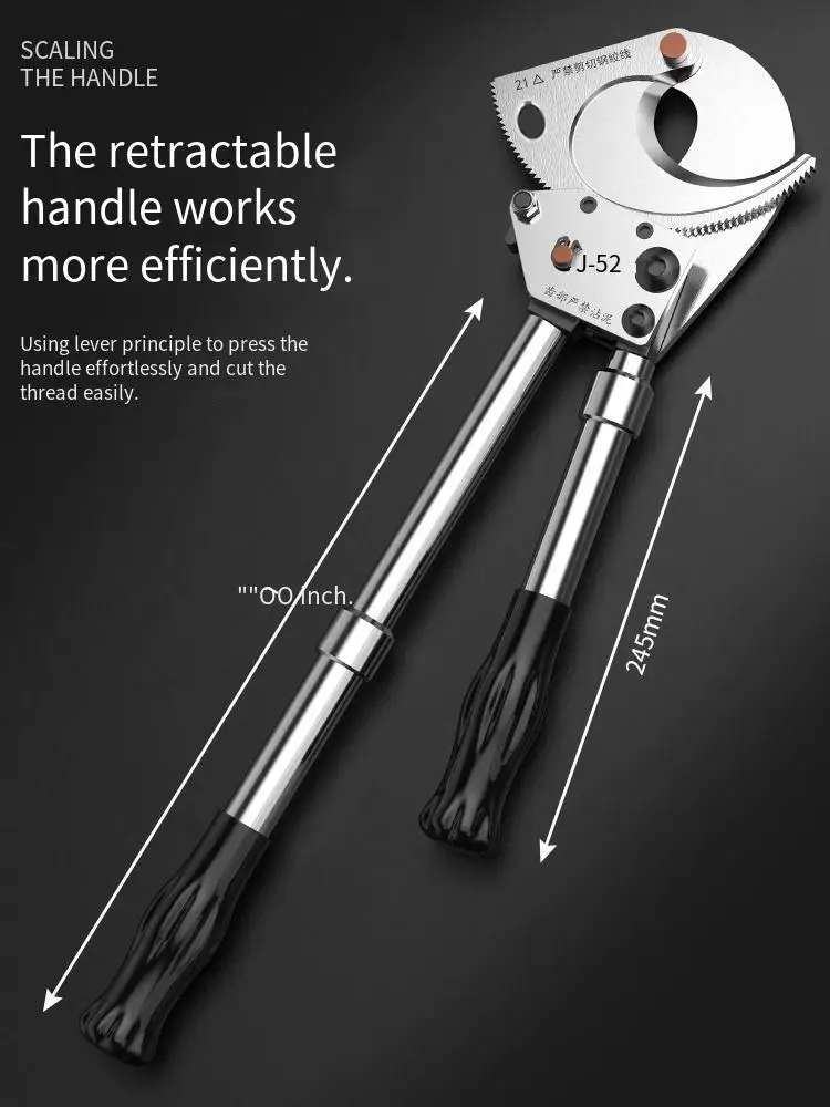 Fungsi pemotong kabel baut multifungsi, alat tangan Anti selip gunting listrik kabel 40/50/300mm