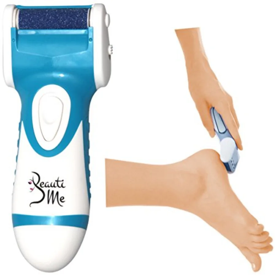 

Callus Remover Professional Electronic Pedicure Feet File - Remove Hard Callused Dead and Cracked Skin Blue