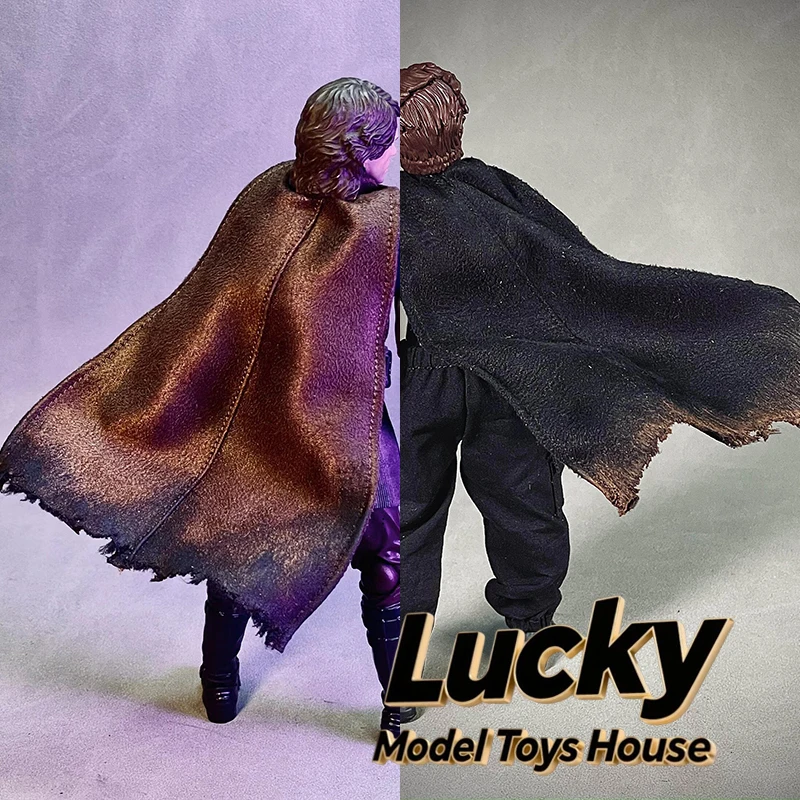 

Винтажная замшевая накидка для фигурки солдата 1/12 (мужская/женская), с двусторонней проволочной формовкой, аксессуар для одежды, для 6-дюймовых боевых фигурок Romankey, декор