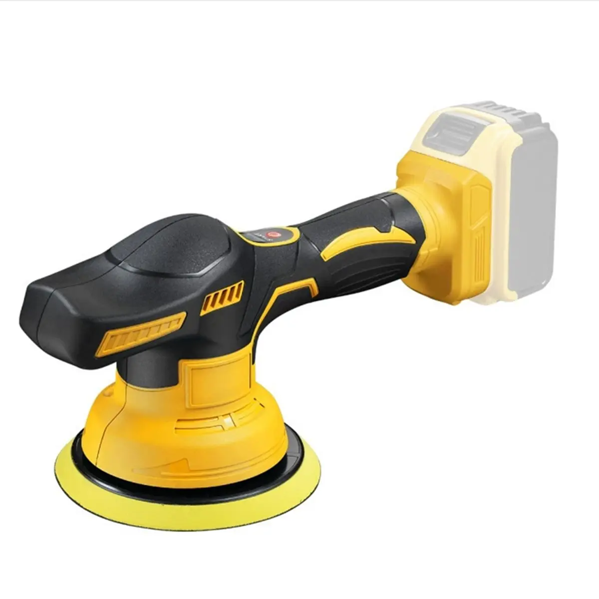 【Polishing】 Electric Polisher Digital Display Cordless Car Polisher Auto Car Waxing Polishing Machine 20V Battery