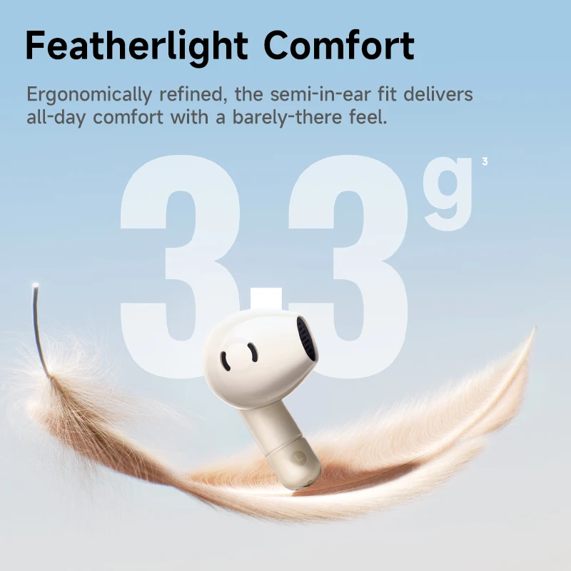 Baseus Bass BS2 Lite True Wireless Earbuds Bluetooth 6.0 Semi-In-Ear-Kopfhörer 2-Mikrofon AI ENC 40H Spielzeit IP55 SuperBass Ohrhörer