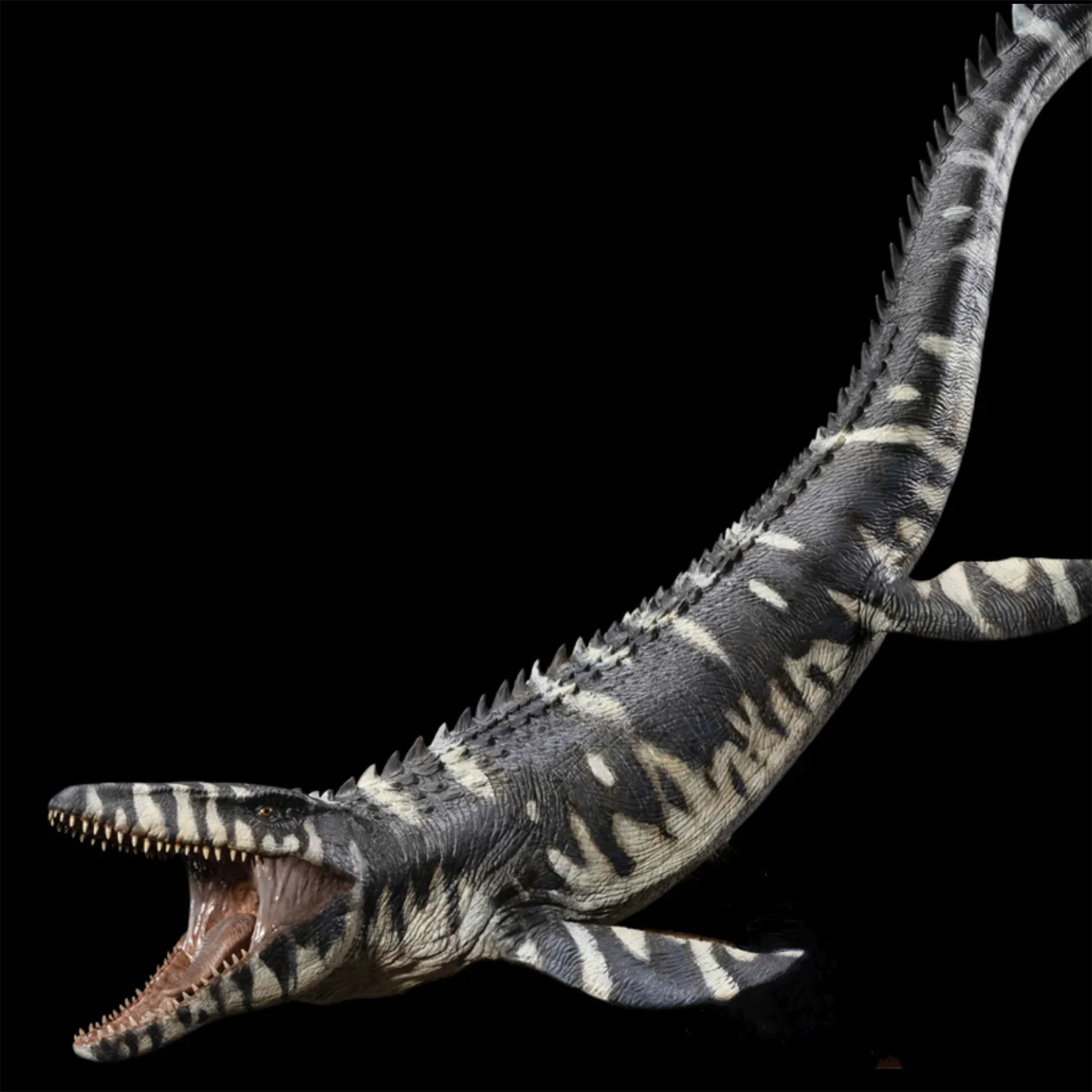 Nanmu 1:35 Scale Mosasaurus 2.0 Figure Mosasauridae Dinosaur Model Lord of Abyss Leviathan Collector PVC Decoration GK Gift