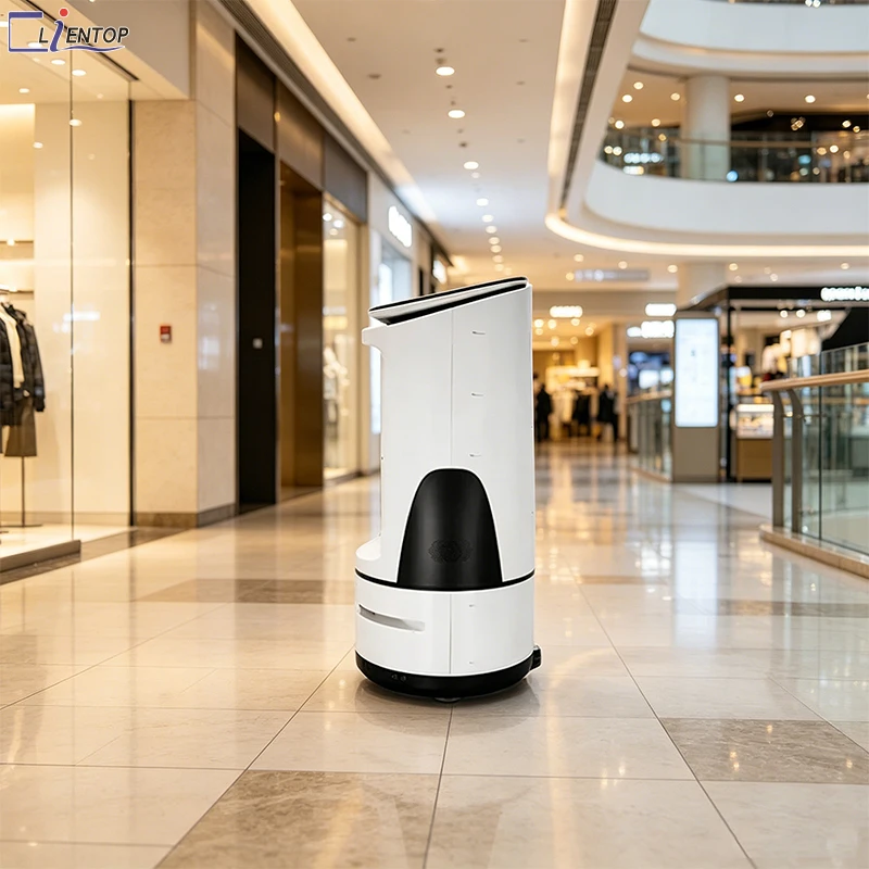 Hotel Room Service Delivery Robot With Multi Sized Pop Up Cabinets WiFi 4G Network and Collision Prevention System