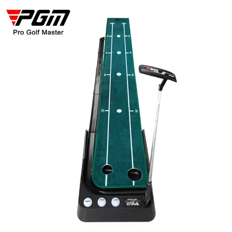 

PGM Ball Return 3M Indoor Golf Putter Trainer Set Golf Practice Putting Mat Golf Green Fairway Trainer with Baffle Training Aids