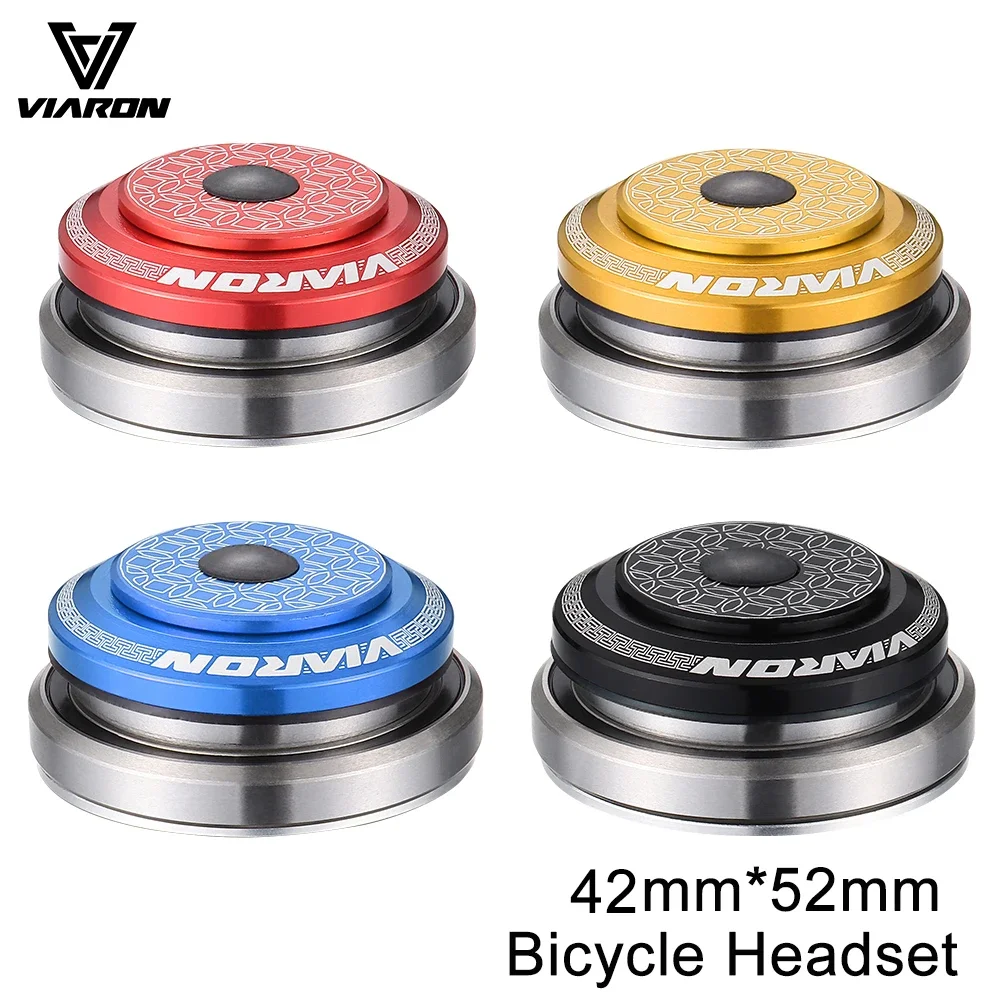 VIARON Bicycle Bowl Group 41.8*52MM Bicycle Bearing Headset Top Sealed Aluminum Alloy Mountain Bike Parts