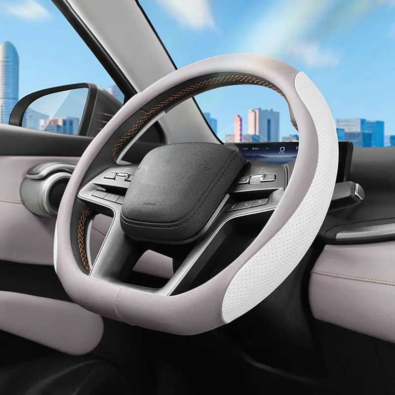 

For BYD Atto 3 Yuan Plus Smart Driving Edition EV 2022-2025 Steering Wheel Cover Non Slip Protective Case Interior Accessories