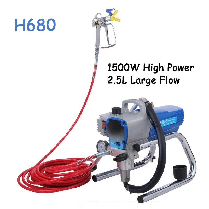

H680/H780 High Pressure Airless Spraying Machine 220V Professional Airless Spray Gun Paint Sprayer Wall Spray Paint Sprayer 1PC