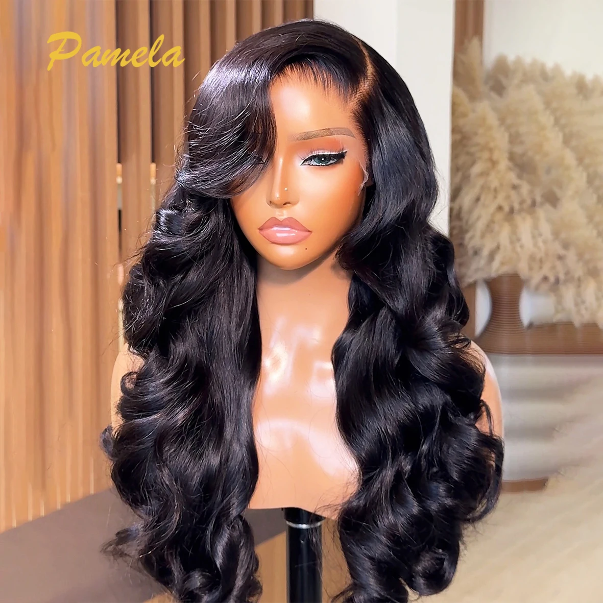 350 Density 6x6 HD Lace Closure Wig Loose Deep Wave Double Drawn 13X6 HD Lace Frontal Human Hair Wigs Ready To Go For Woman