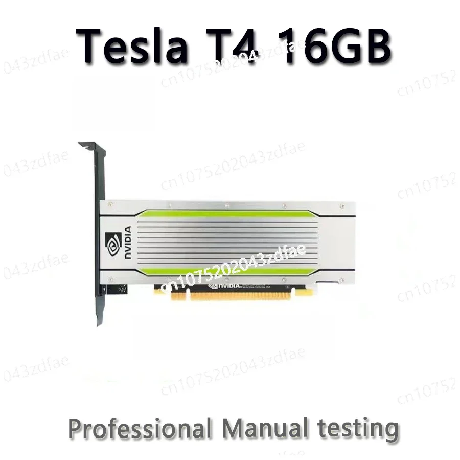 

Подходит для графической карты NVIDIA Tesla T4 16 ГБ для вычислений, искусственного интеллекта и глубокого обучения.