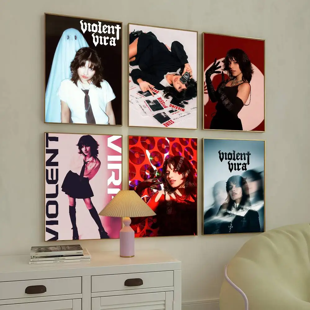 Póster de Singer V-VIOLENT VIRA, arte HD, pared adhesiva, impermeable, decoración para el hogar, sala de estar y bar