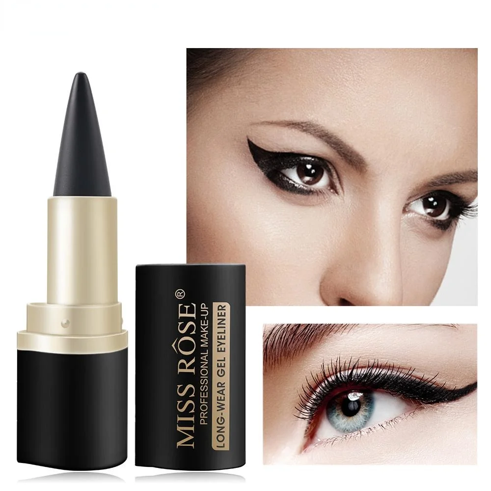 Long-Wear Gel Black Eyeliner Kajal Eye Pencil Wateroroof Eyeshadow Pen Set Eyes Makeup Eye Liner Matte Eye Shadow Make Up