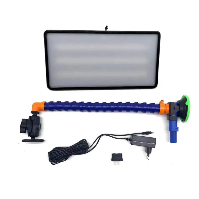 Lampa do naprawy wgnieceń samochodowych z 6 diodami LED, regulowane narzędzia do naprawy samochodów, narzędzia PDR KING, lampa do naprawy wgnieceń bez lakierowania