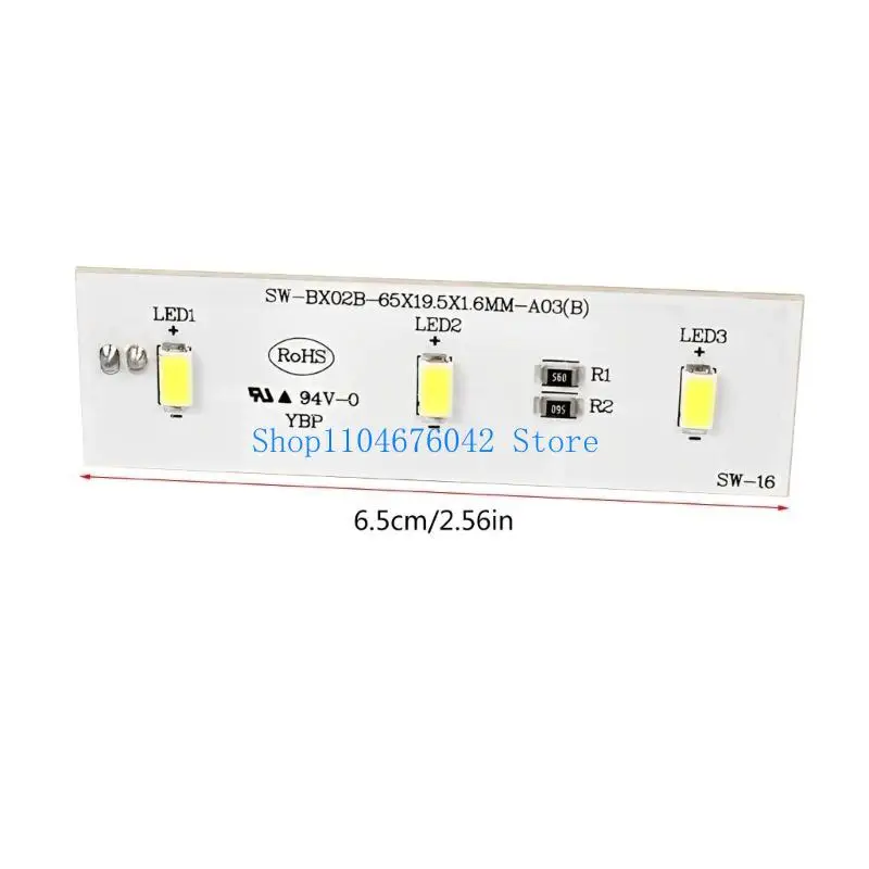 5asd For Refrigerator LED Light Strip Bar Replacement for Refrigerator ZBE2350HCA SWBX02B Repair Part