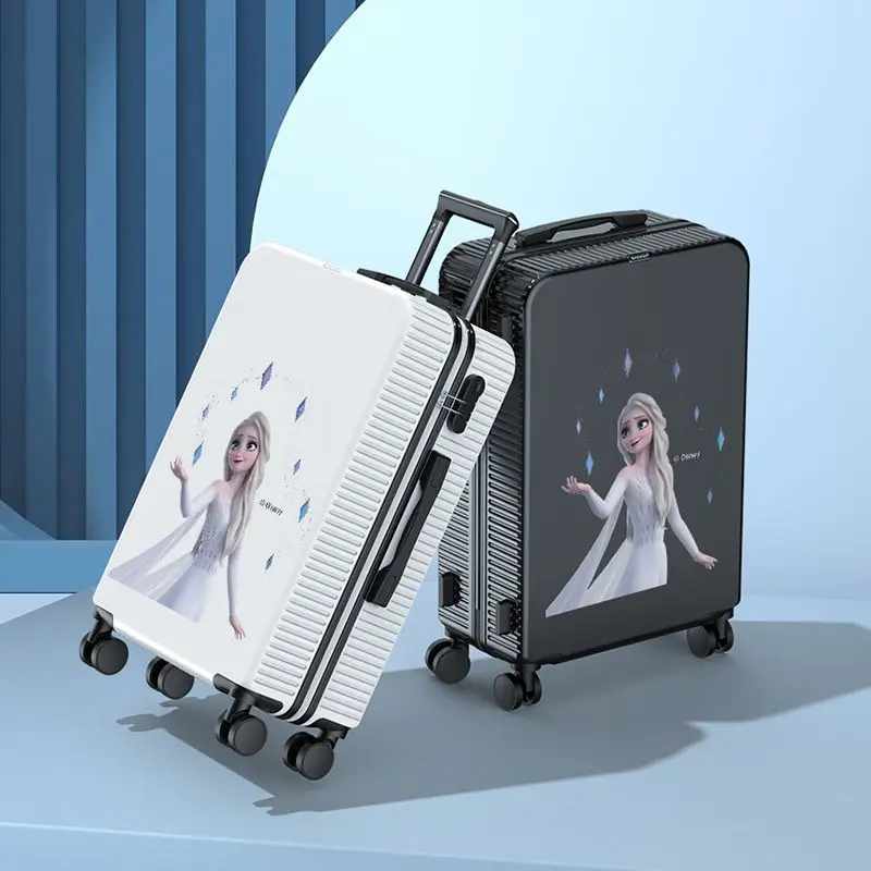 Disney Travel Luggage set with Spinner Wheels fashion Student Girl Portable Luggage Set Cute Zipper Rolling Luggage Bag