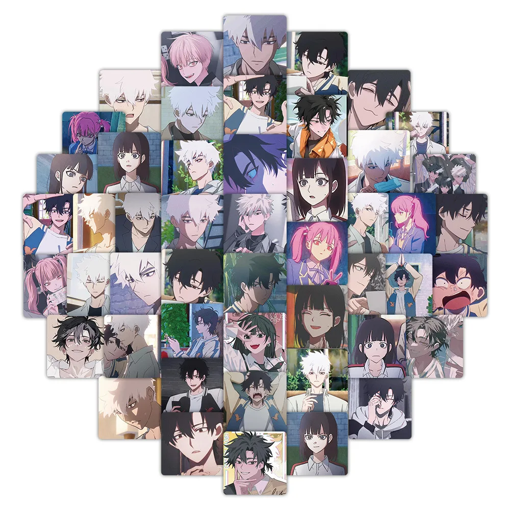 10/59PCS Link Click Sticker Cool Cute Funny Handsome Boy Charles Cheng Xiaoshi Lucas Doodle Decorative Water Cup Decal Toy Gift