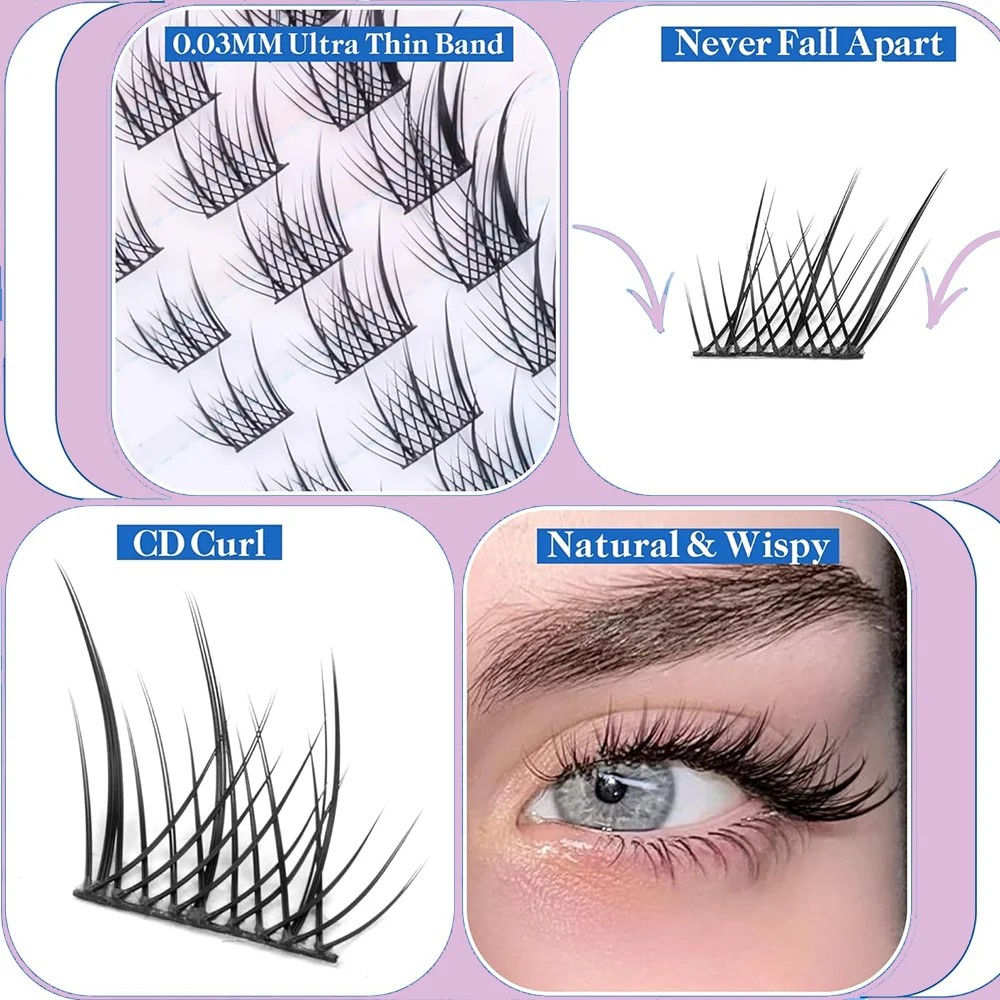 Flawlessly Beautiful! Translucent Fox-Style False Lashes with an Upward-Sweeping Tail, Perfectly Angled for Everyday Camera-Read