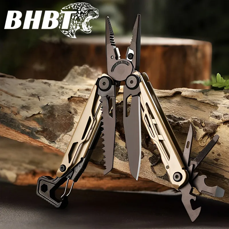 New 2024 BHBT Folding Multi functional Tool Pliers Multi functional Combination Tool Pliers EDC Outdoor Equipment Swiss Tools