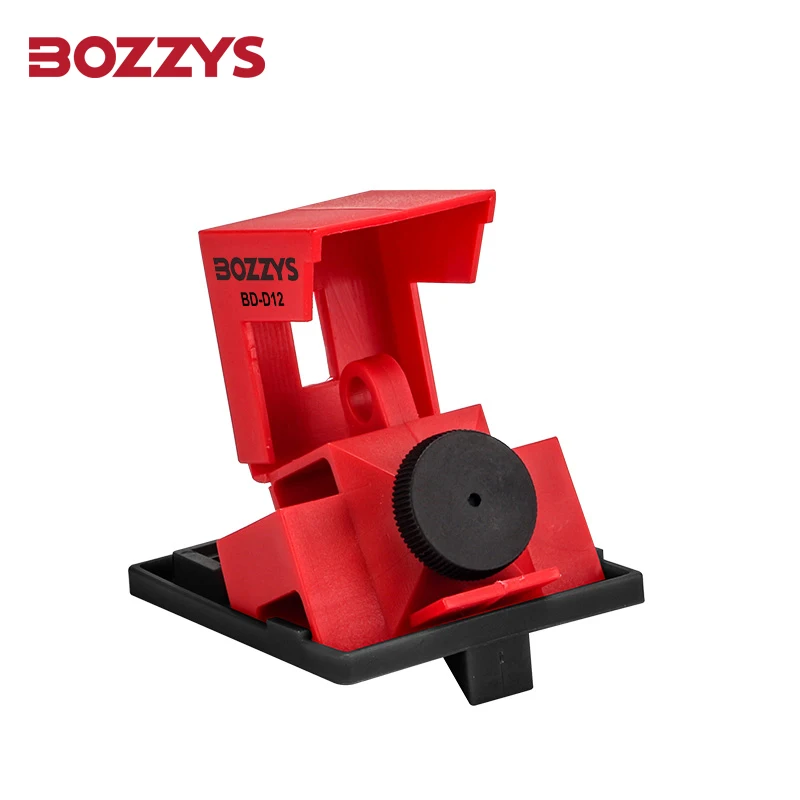 BOZZYS Clamp-On Circuit Breaker Lockout for Electrical Lockout Tagout to Prevent Accidental Operation BD-D12/D12X