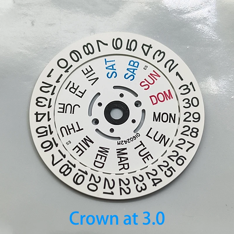 NH35 NH36 Movement Kanji Dial SKX007 Tuna Watch Movement Date Week Wheel Crown at 3.0 3.8 4.1 Watch Refit Part