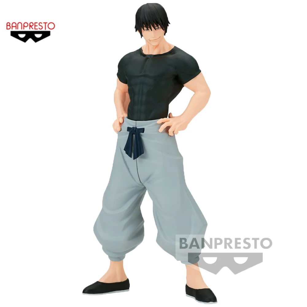 Original Banpresto Jujutsukaise Toji Fushiguro 170mm Collectible Figure Anime Action Desktop Ornaments Model Toy Gift for Kid