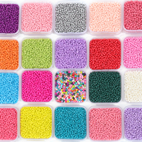 3mm 1000pcs 1box Multicolor Czech Glass Tube Shape Seed Beads Boxed Beads Accessory Jewelry Make DIY Bracelet Supplier Wholesale