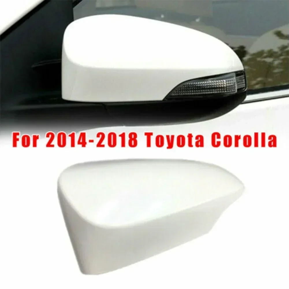 1pc Left For Toyota For Yaris 2012-2020 Rear View Mirror Case Cover Passenger Side Wing Door Mirror Cover Cap