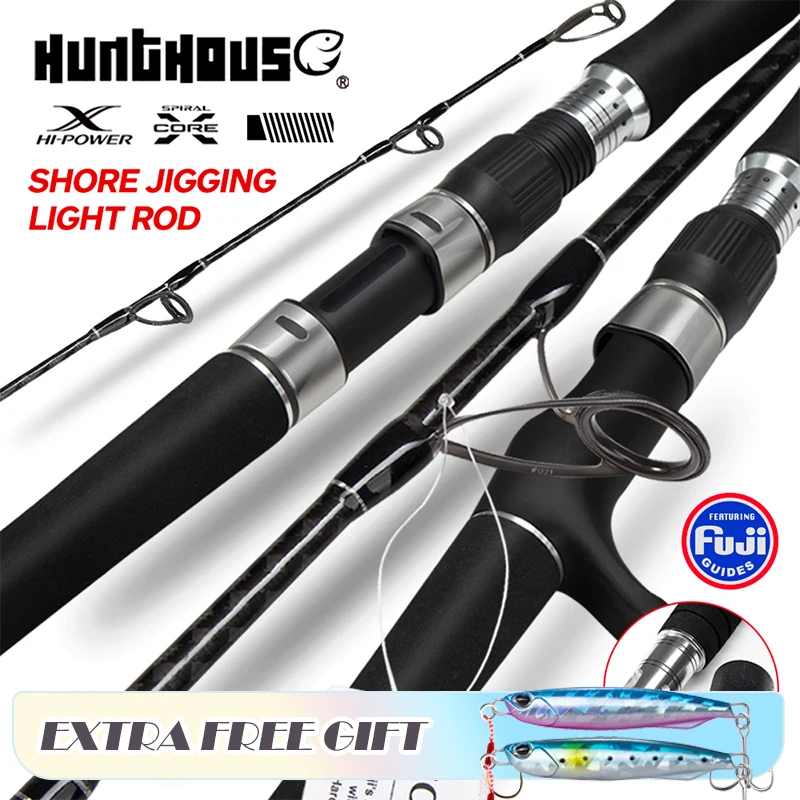 

Hunthouse Shore Game Type Light Jigging FishingRod Spinning Casting 1.75m 60-160g Fuji Guide Rings Carbon Fiber Boat Accessories