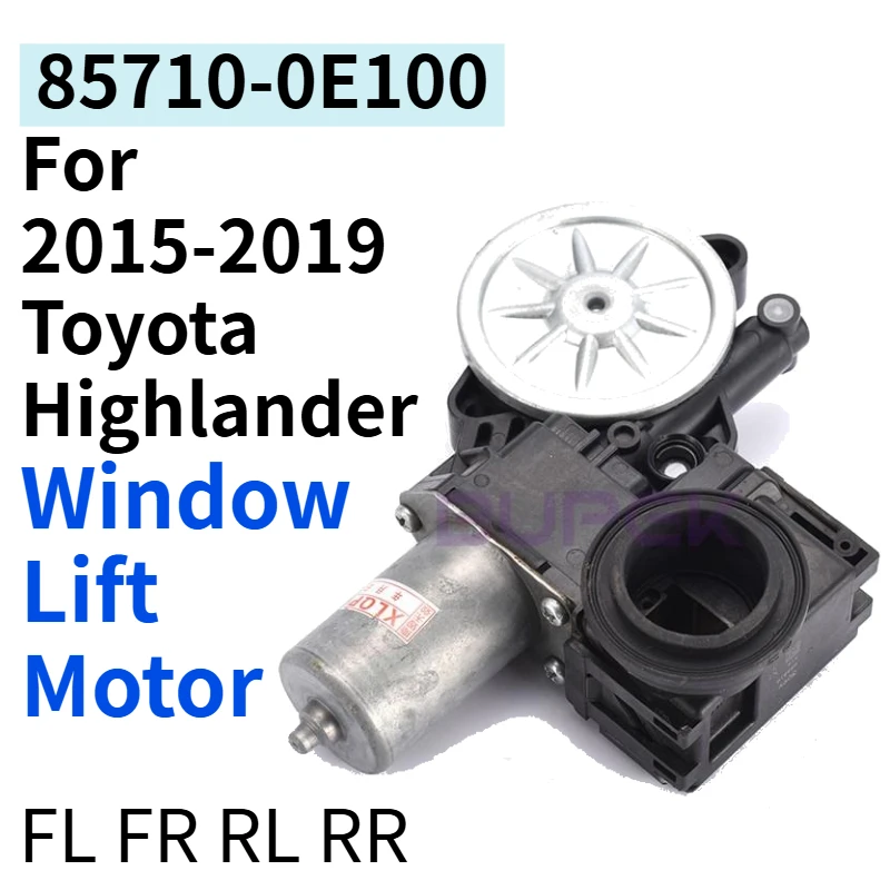 

85710-0E100 For Toyota Highlander Window Regulator Lifter Glass Lifting Motor Electric Lift Power Front Rear Left Right Repair