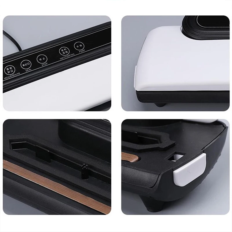 Mesin Pengemas Vakum Otomatis Dapur Prosesor Makanan Rumah Tangga Komersial Listrik Mesin Pengawetan Vakum Penyimpanan Makanan