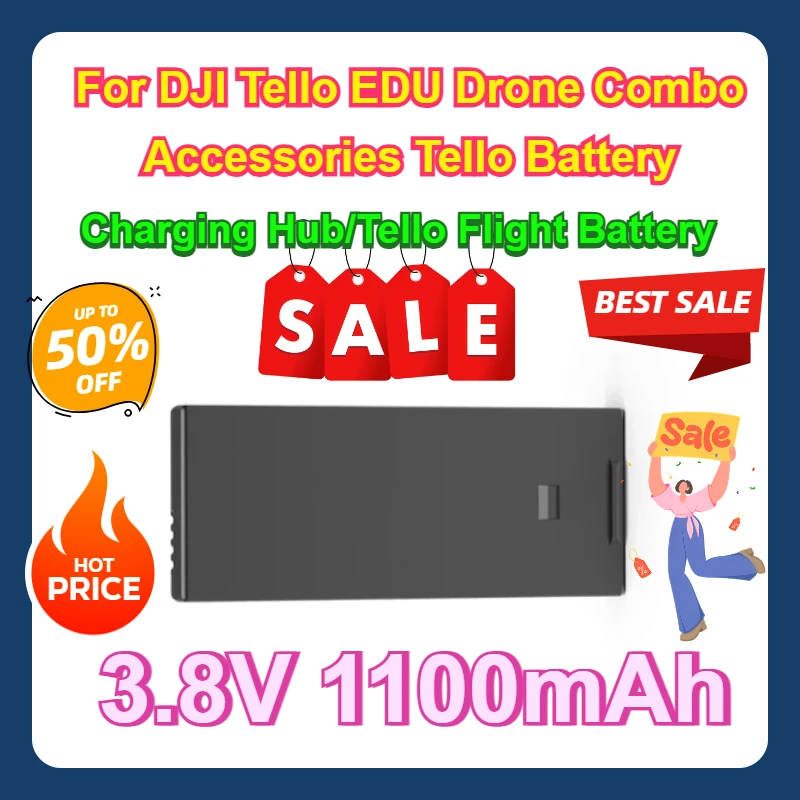 For DJI Tello EDU Drone Combo Accessories Tello Battery Charging Hub/Tello Flight Battery