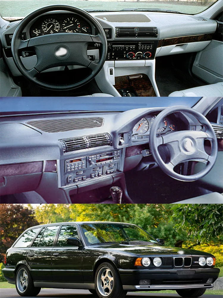 For 1989-1994 BMW 5 Series E34 525i M5 540i 535i 530i 524i 520i Dashmat Dashboard Cover Instrument Panel Sunscreen Pad Ornaments view 2