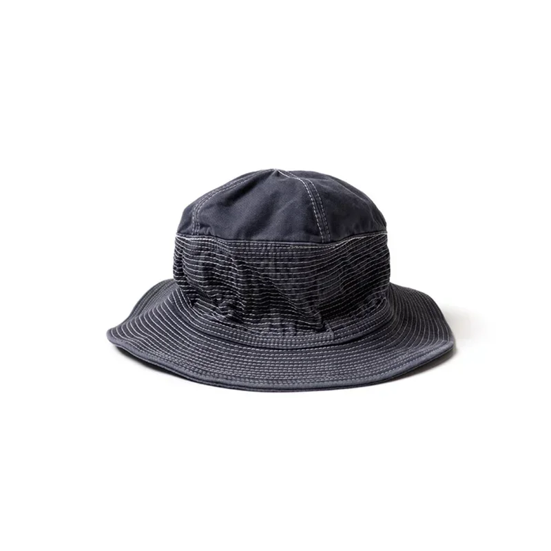 Kapital Hirata Hohiro Trójkolorowy Retro Amekaji Używany Batik Washed Casual Sunshade Fisherman Hat Regulowany dla mężczyzn i kobiet