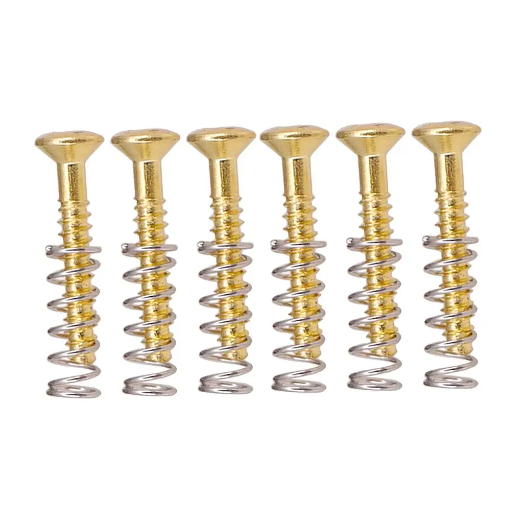 Single Coil Humbucker Pickup Ring Screws Springs Set Acoustic Guitar Magnetic Kit for Electric Guitar Adjustment Maintenance - view 5