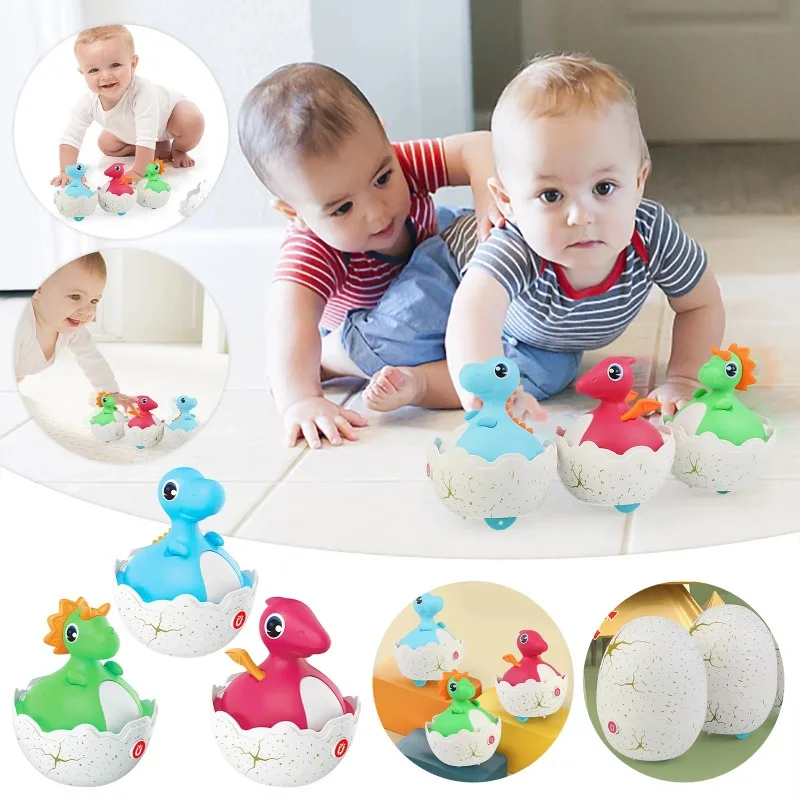 Magnetic Dinosaur Rocking & Walking Toy - Interactive Educational Kids Toy with Sound & Light